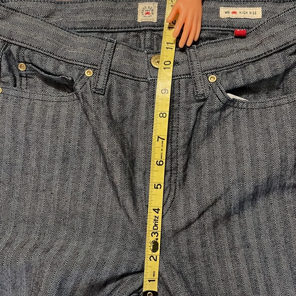 Agave Denim W6 High Rise Straight Button Fly Oakley Rinse Size 27 - Picture 5 of 16